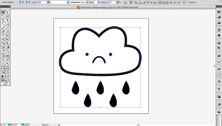 Regenwolke_Illustrator