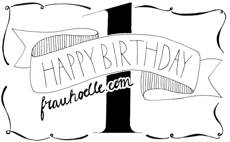 Blog Geburtstag 1