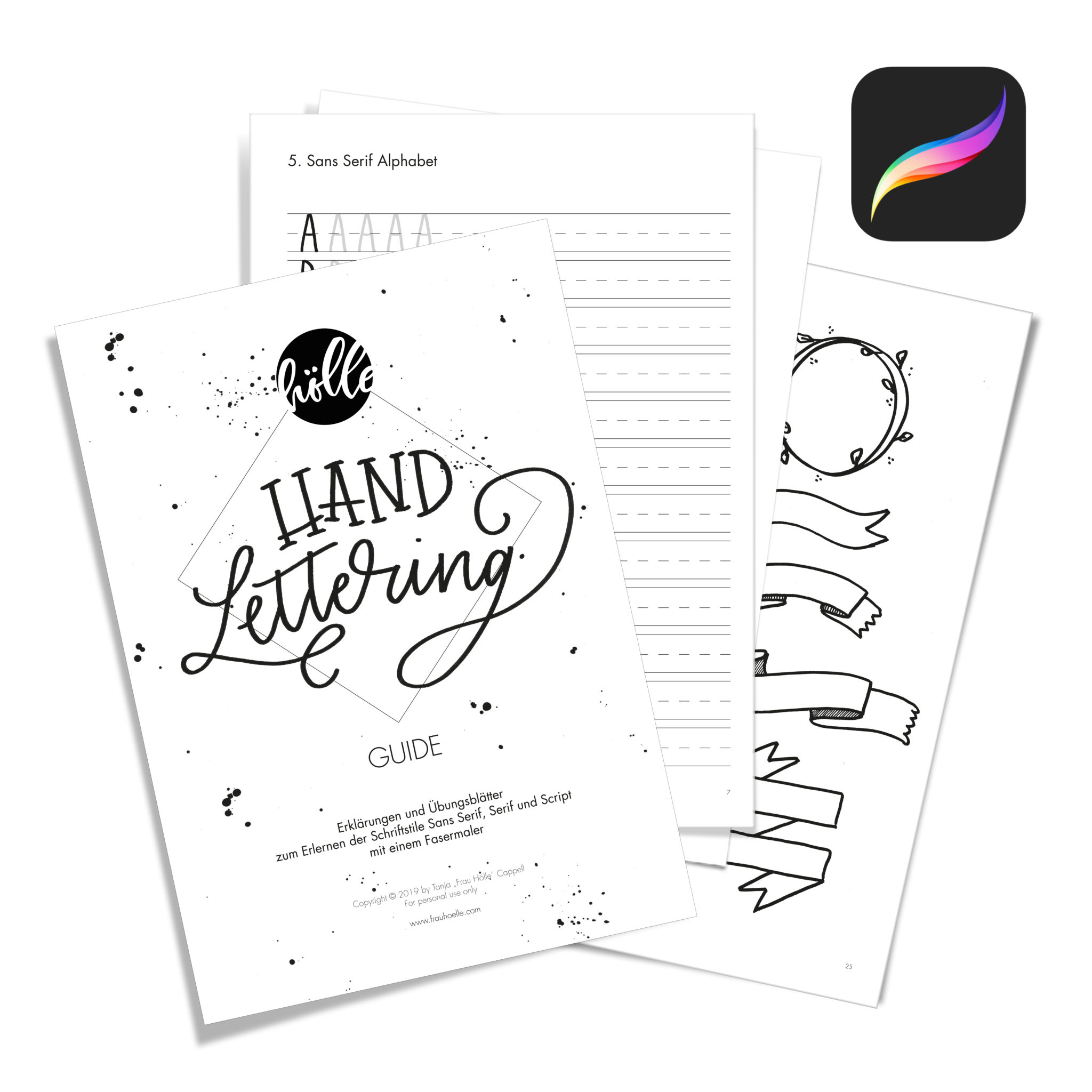 Hand Lettering Guide Frau Hölle Studio