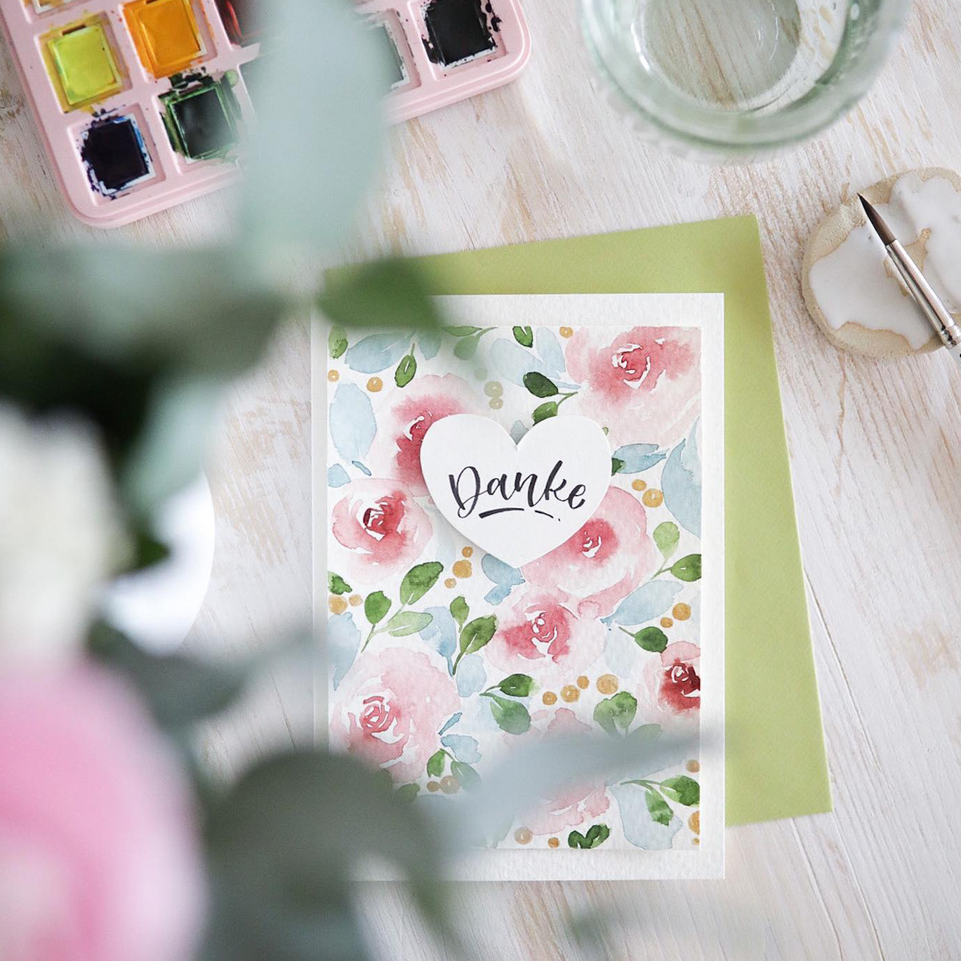 Kartenset Watercolor – Bild 2