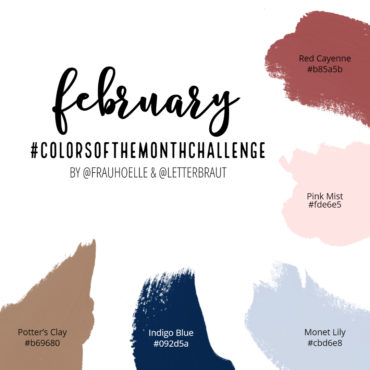 Colors Of The Month - Februar