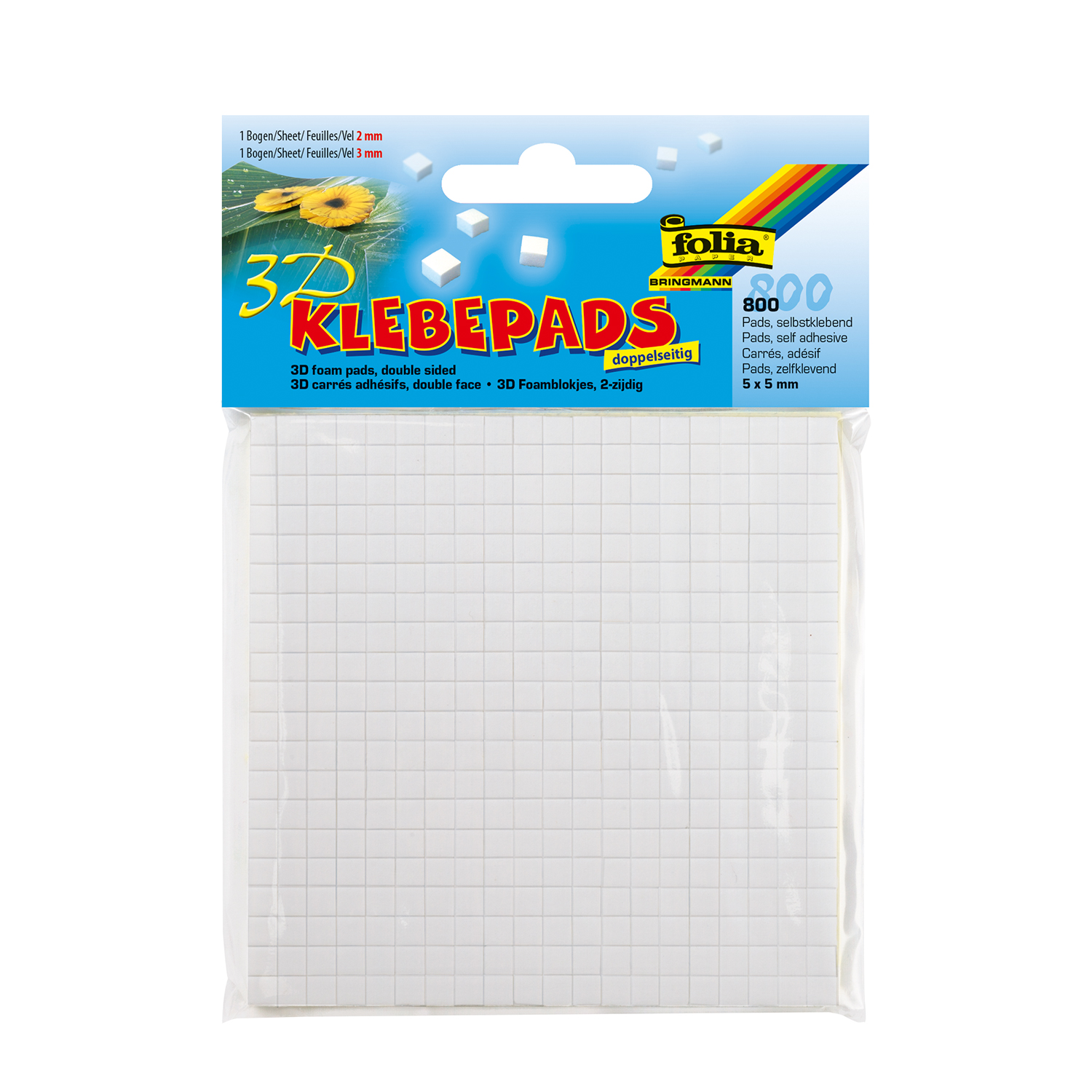 GelldG Klebepad 3 Pack Klebe-Befestigungsplatten für