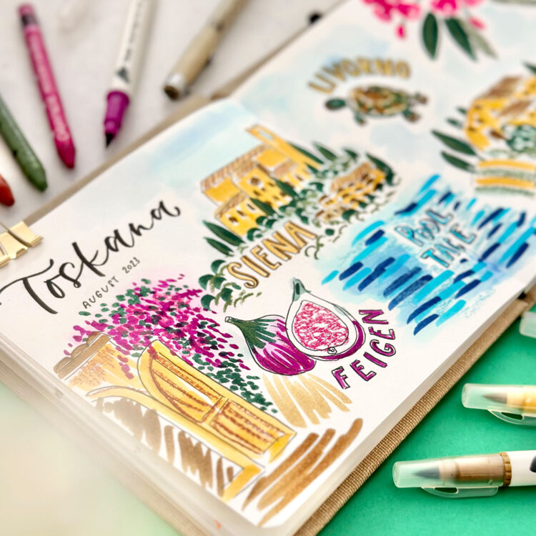 Clairefontaine Goldline Art Journal (2 Formate) Frau Hölle Studio