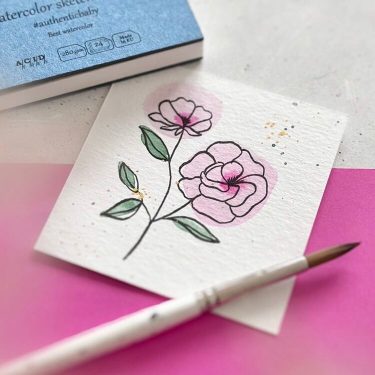 SM∙LT Art Mini-Block Watercolor - Frau Hölle Studio