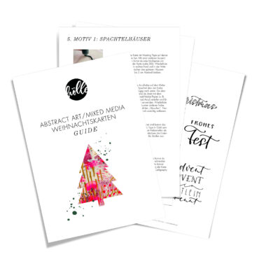 Abstract Art/Mixed Media Weihnachtskarten Guide [Digital]