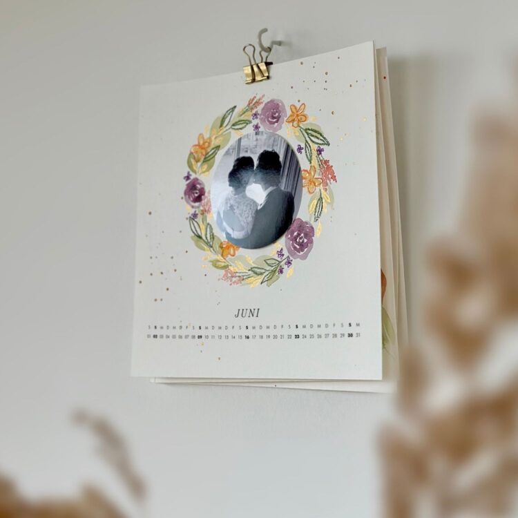 DIY Kalender 2024, 12 Einzelseiten