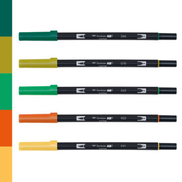 Tombow ABT Dual Brush Pens Farbset create&CARE