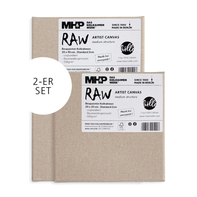 Leinwand RAW Medium 2er-Set (2 Formate)