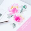 6x Online Workshops / Loose Watercolor Florals Kalender 2025 (Jul-Dez) [Digital]