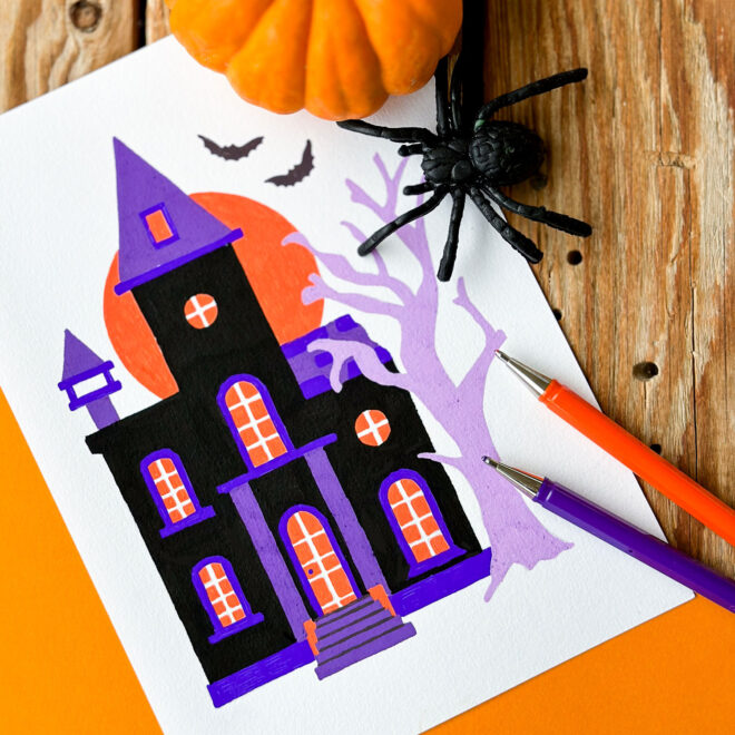 Ausmalvorlage Halloween (Digital) [Digital] – Bild 2