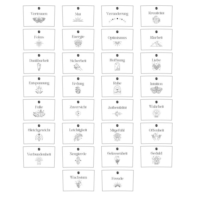 Leitworte/Werte Kerze (30 Varianten) – Bild 2