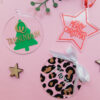 Acrylanhänger Weihnachtskugel – Bild 3