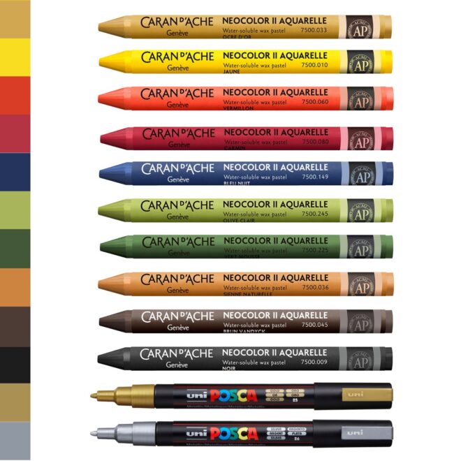 Caran d‘Ache Neocolor II Farbset – Winter