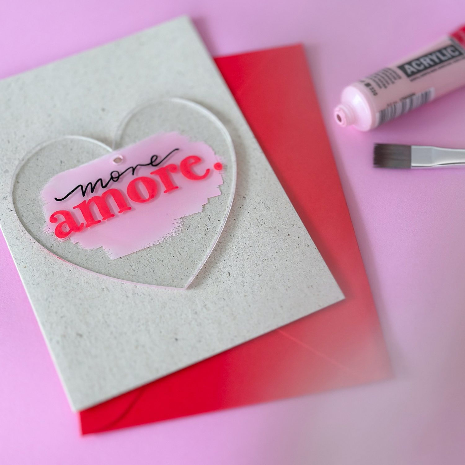 Acrylanhänger Herz (3 Größen) – Bild 3