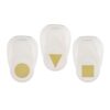 Motivstanzer Kreis, Quadrat, Dreieck (3er Set)