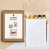 Ausmal Kit - Briefmarken (4 Varianten) – Bild 2