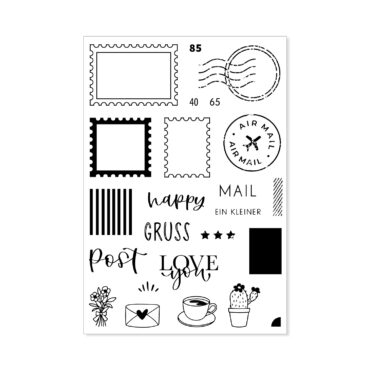 Stempelset A6 Briefmarken
