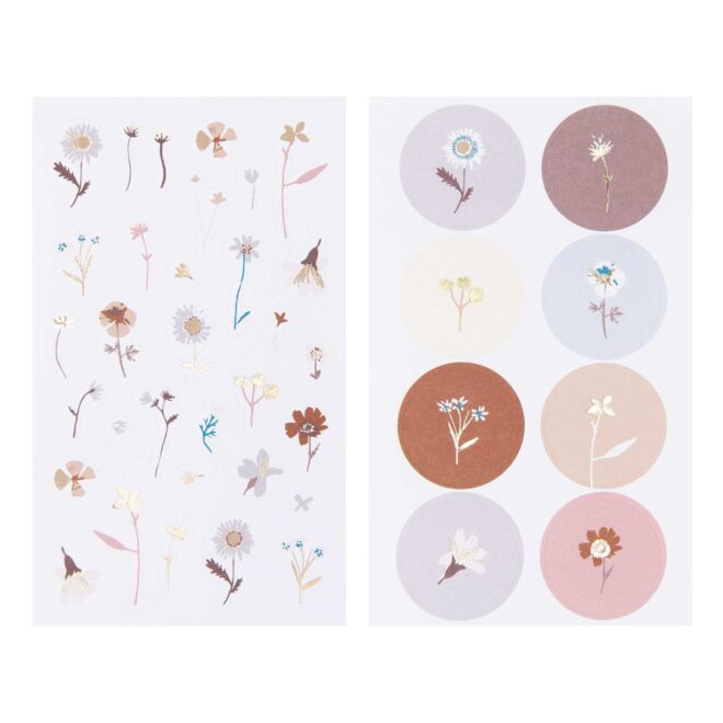 Sticker Blumen Boho – Bild 2