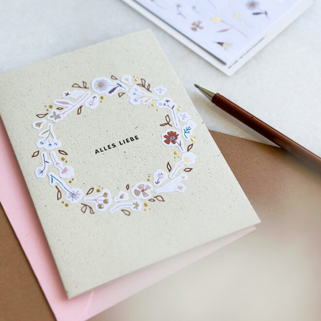 Sticker Blumen Boho – Bild 3