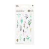 Sticker Blumen Pastell