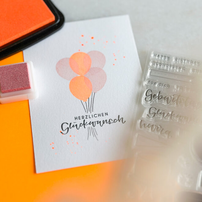 Stempelset A6 Geburtstag – Bild 4