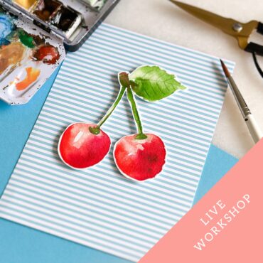 Loose Watercolor Sommerfrüchte Workshop