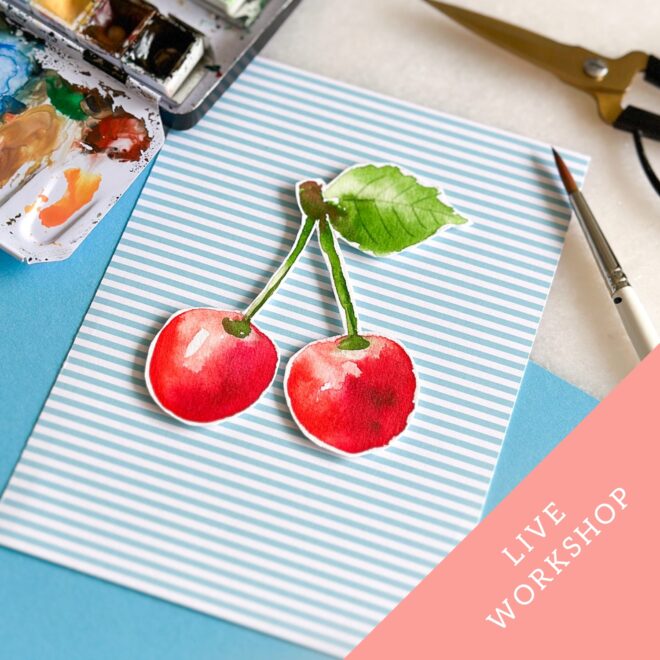 Loose Watercolor Sommerfrüchte Workshop
