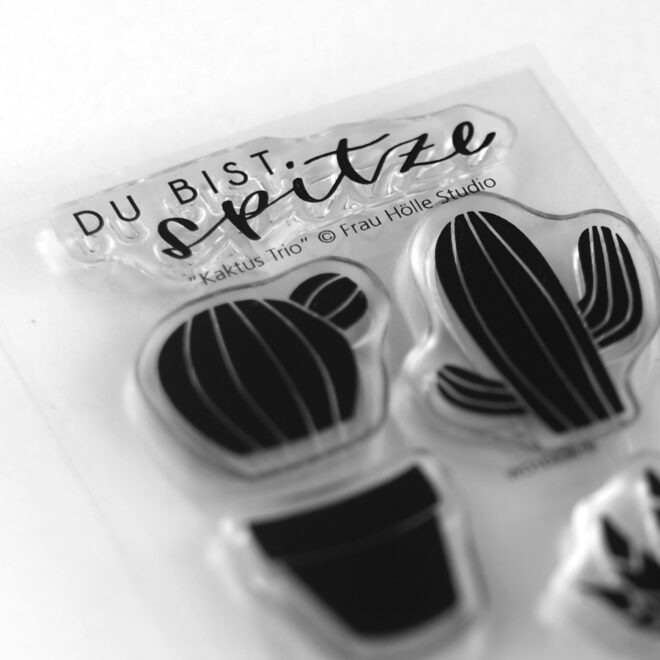 Stempelset A8 Kaktus Trio – Bild 3