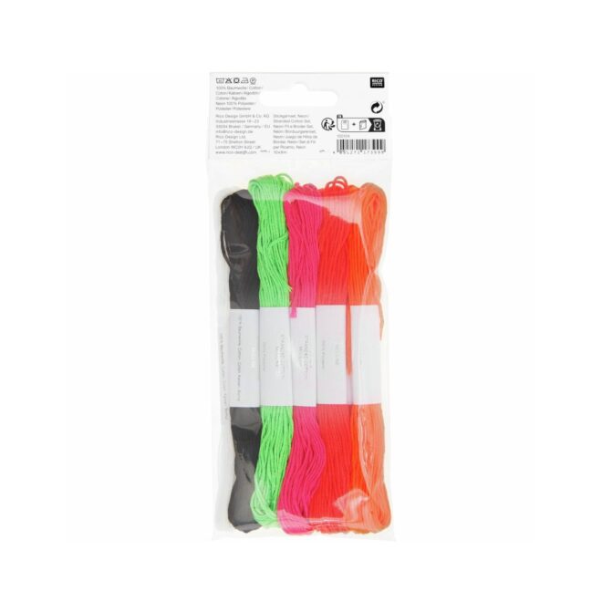 Stickgarn Set Neon – Bild 2