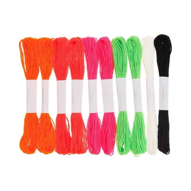Stickgarn Set Neon – Bild 3