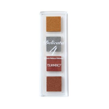 Delicata Stempelkissen Metallic (4er Set)
