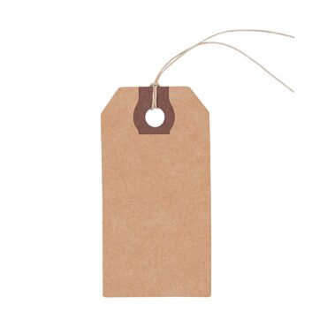 Geschenkanhänger Kraftpapier
