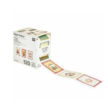 Mini-Sticker Weihnachtsmarkt Briefmarken