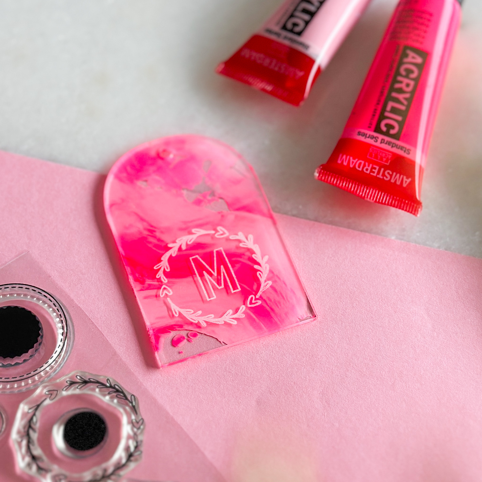 Acrylanhänger Etikett – Bild 3