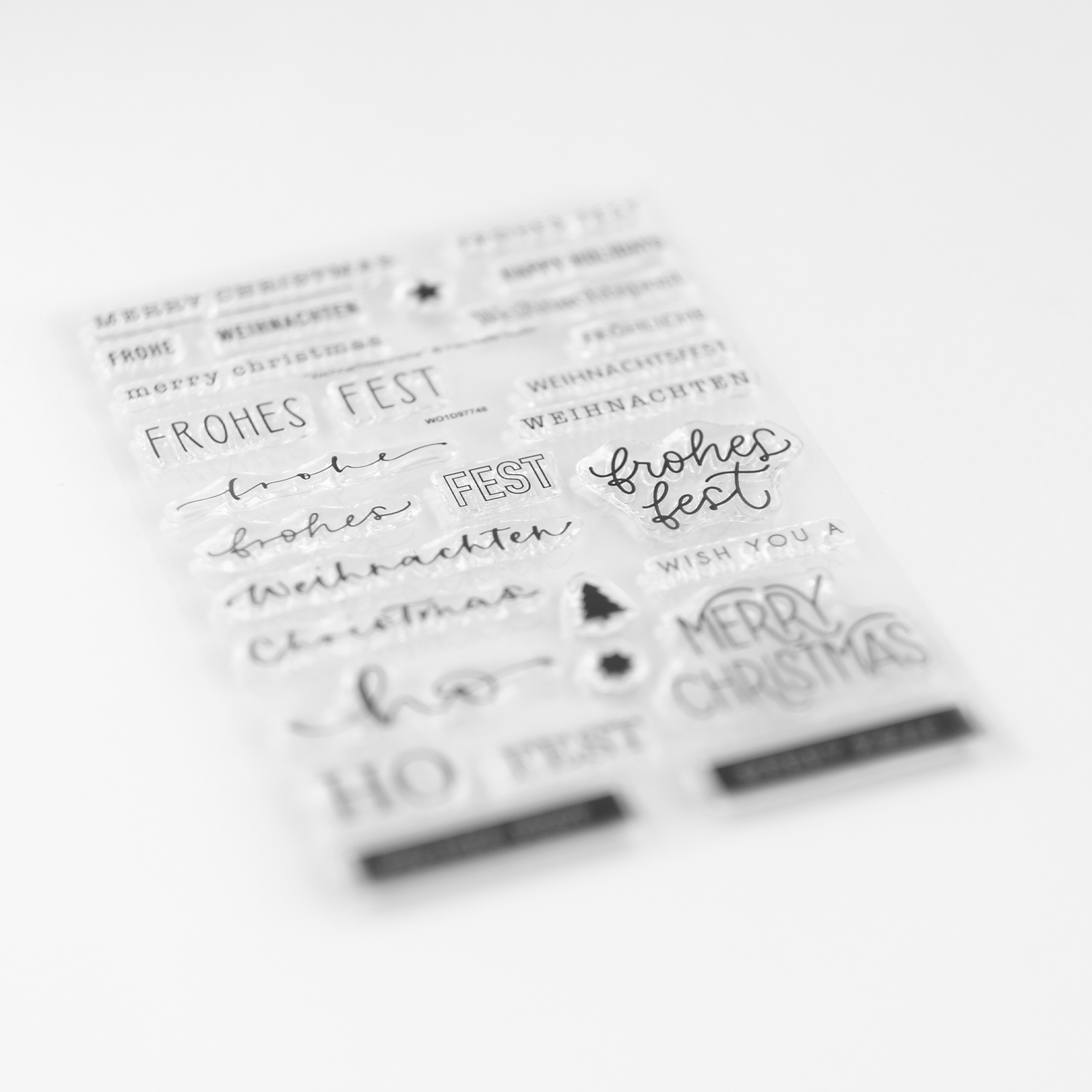 Stempelset A6 Weihnachtswünsche – Bild 2