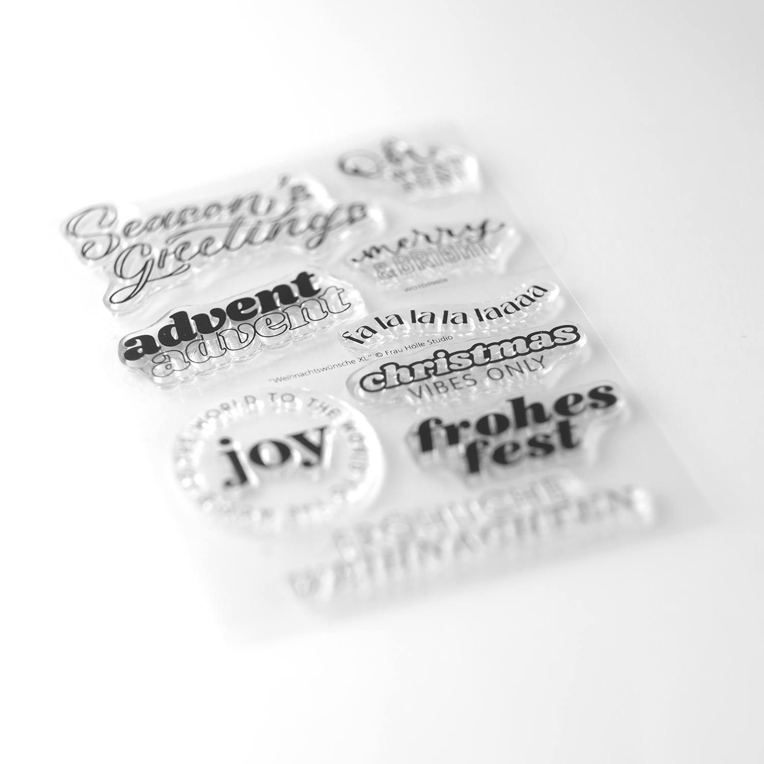 Stempelset A6 Weihnachtswünsche XL – Bild 2