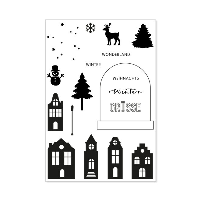 Stempelset A6 "Winter Wonderland"