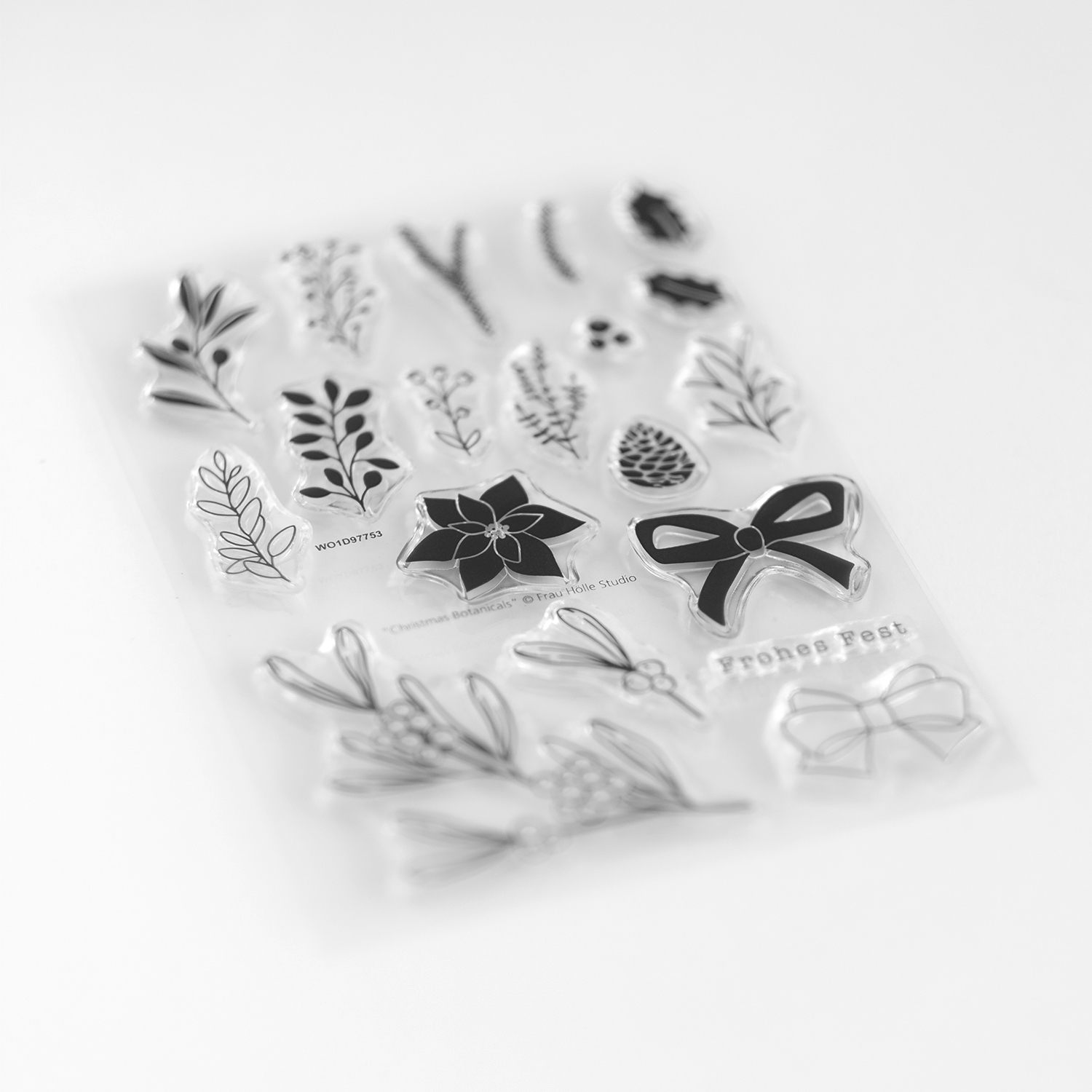 Stempelset A6 Christmas Botanicals – Bild 2