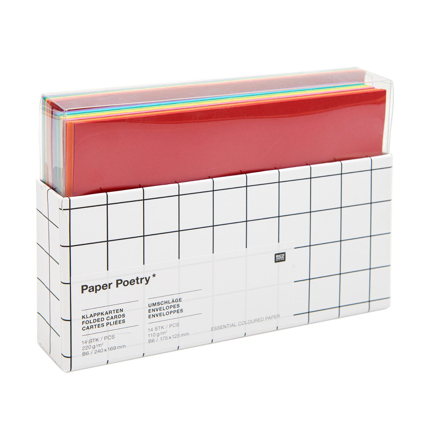 Kartenset Regenbogen