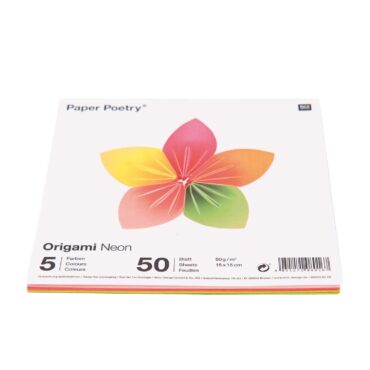 Origami Faltpapier Neon