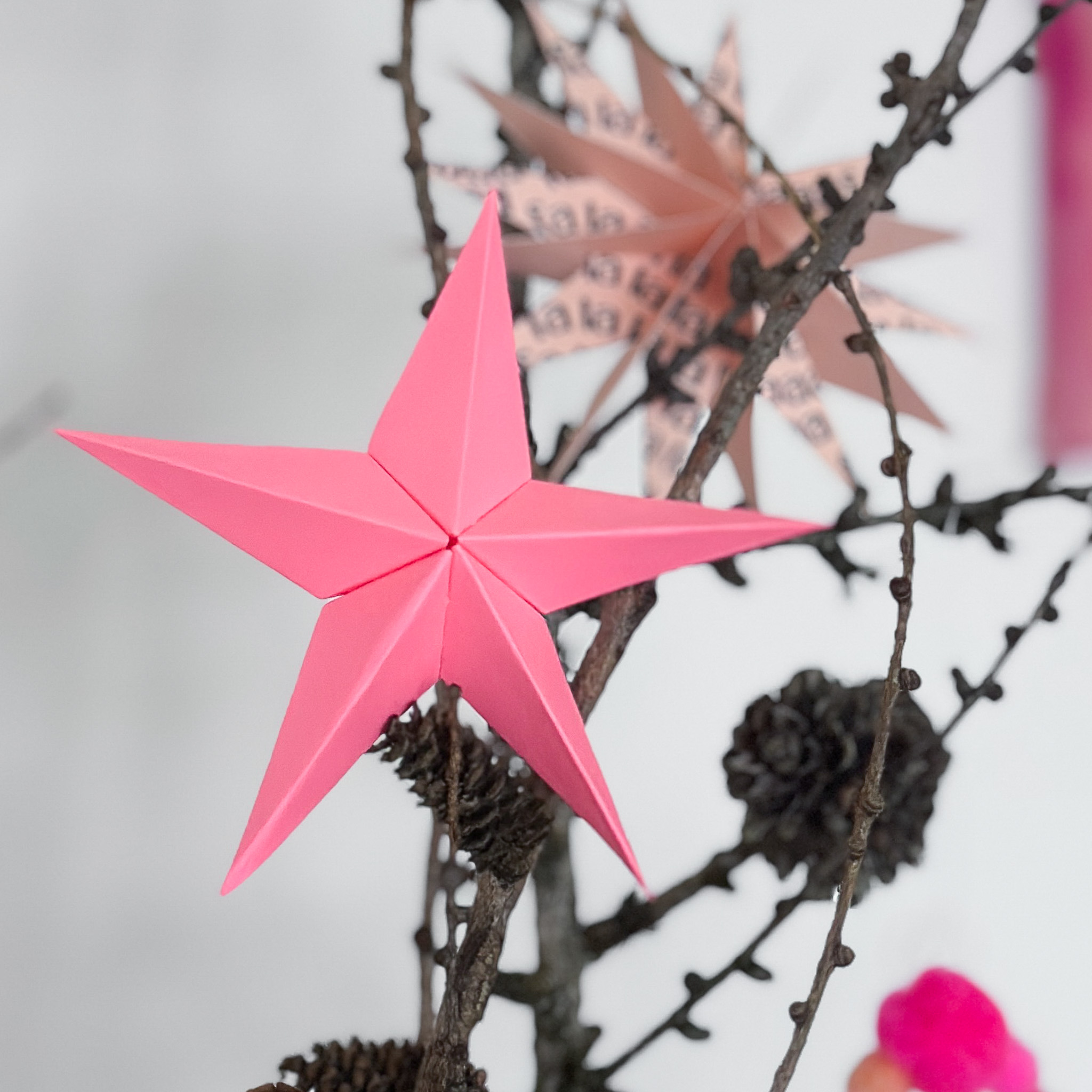 Origami Faltpapier Neon – Bild 3