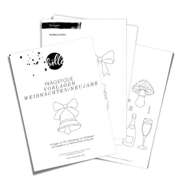 Prägefolie Vorlagen Weihnachten/Neujahr [Digital]