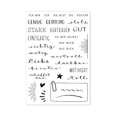 Stempelset A6 Mutmacher