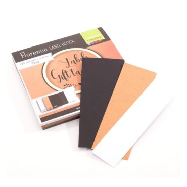 Etikettenblock (3 Varianten) - Weiß