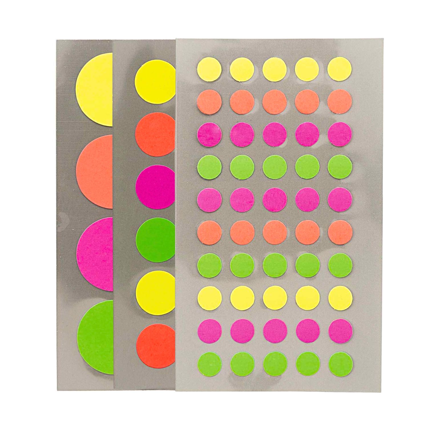 Sticker Neon Punkte (3 Varianten)