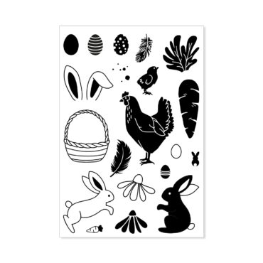 Stempelset A6 Allerlei Osterei