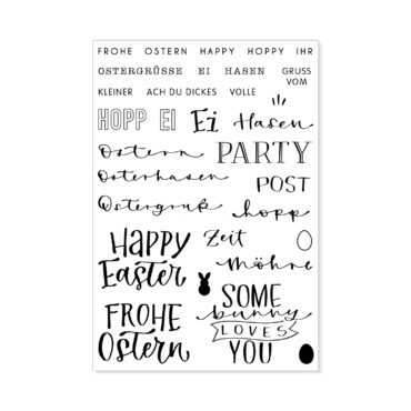 Stempelset A6 Ostergrüße