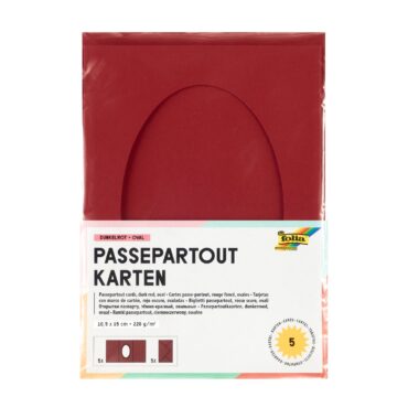 Kartenset Passepartout (10 Farben)