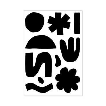 Stempelset A6 Freie Formen