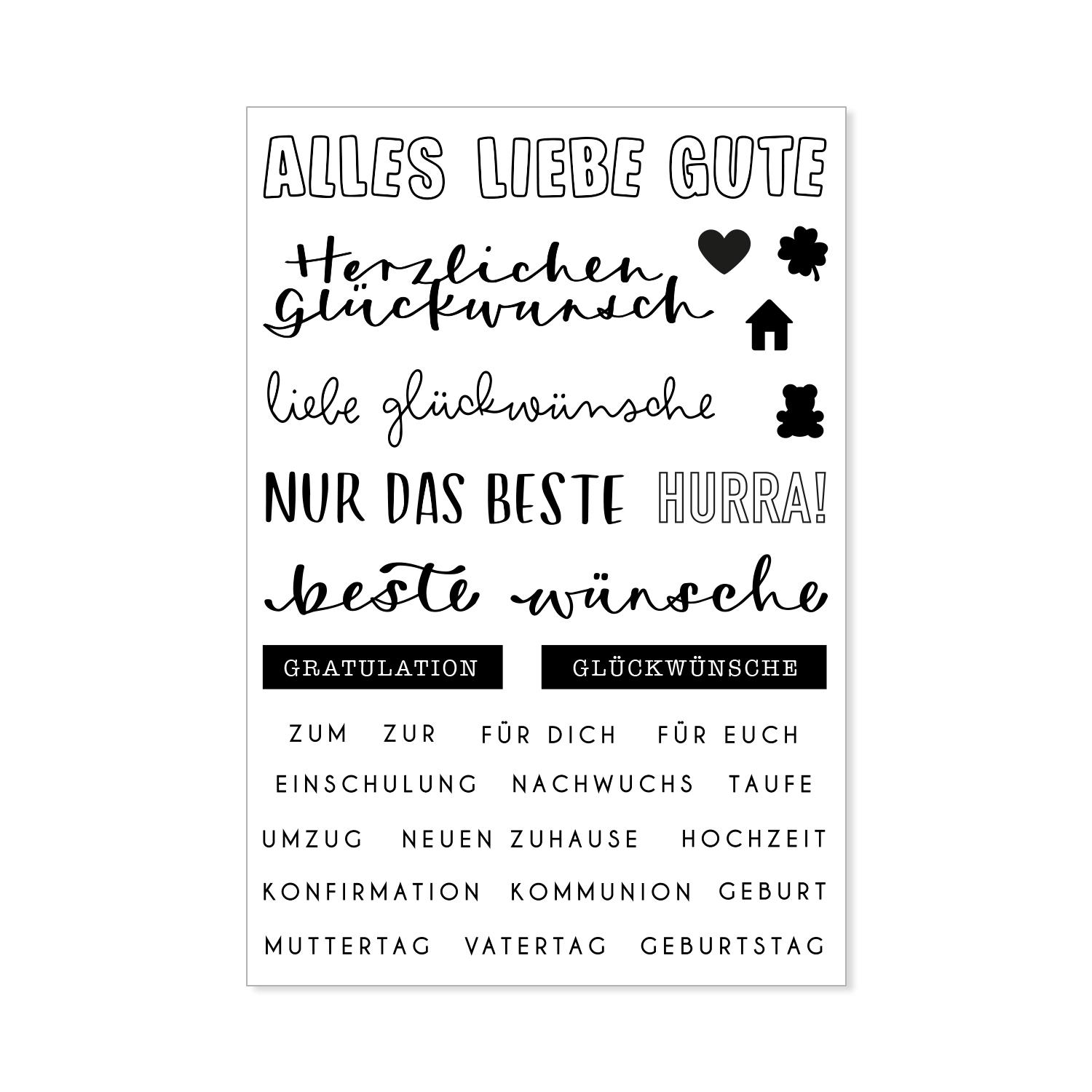 Stempel-Bundle April – Bild 3